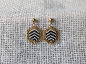 Oorstekers (goud) veer goud