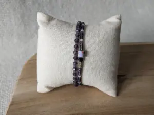 Armbandenset amethist paars